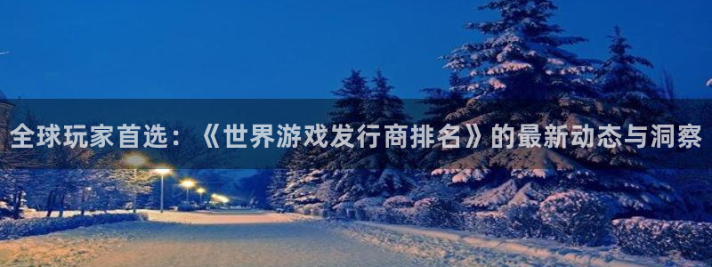 lvnces亿万28衣服：全球玩家首选：《世界游戏发行商排名》的最新动态与洞察